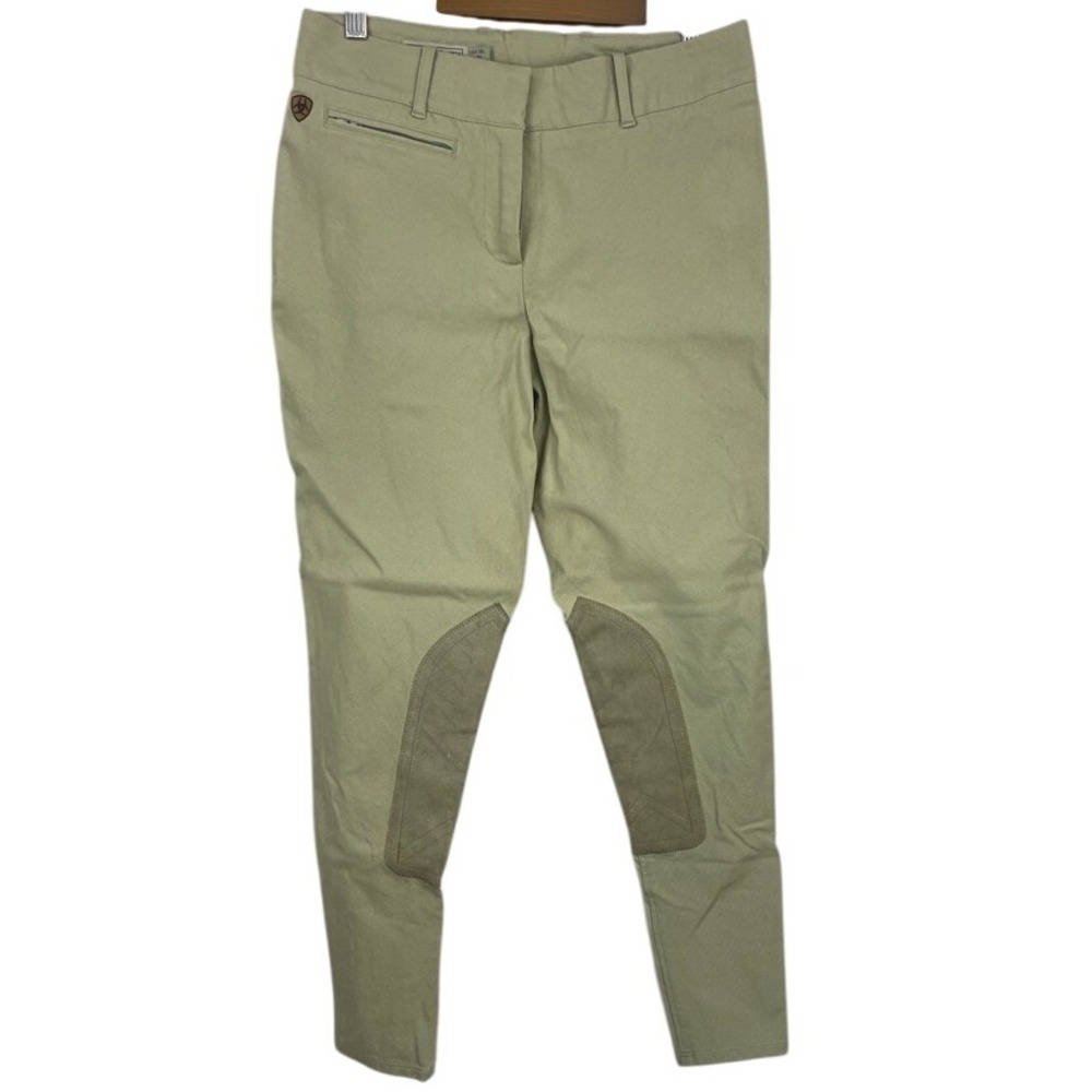 ARIAT SPORT Womens (26L) Tan Stretch Horse Riding Pants Breeches Equestrian